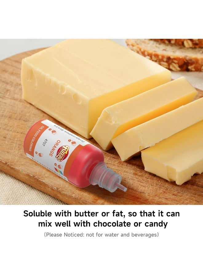 FUTEBO Oil Based Food Coloring, 15ml Large Capacity Food Coloring for Icing, Dye Color for Chocolate Candy Cake, Edible Oil Food Grade Dye for Baking, Fondant & Forsting - Image 5